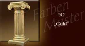Couchtisch - Säulen Normal: 50 - Gold
