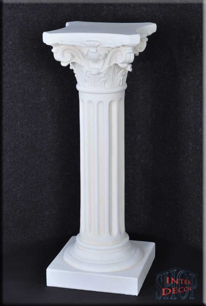 Säule Blumensäule Dekosäule Blumenständer Antik Säulen Podest Kunstharz