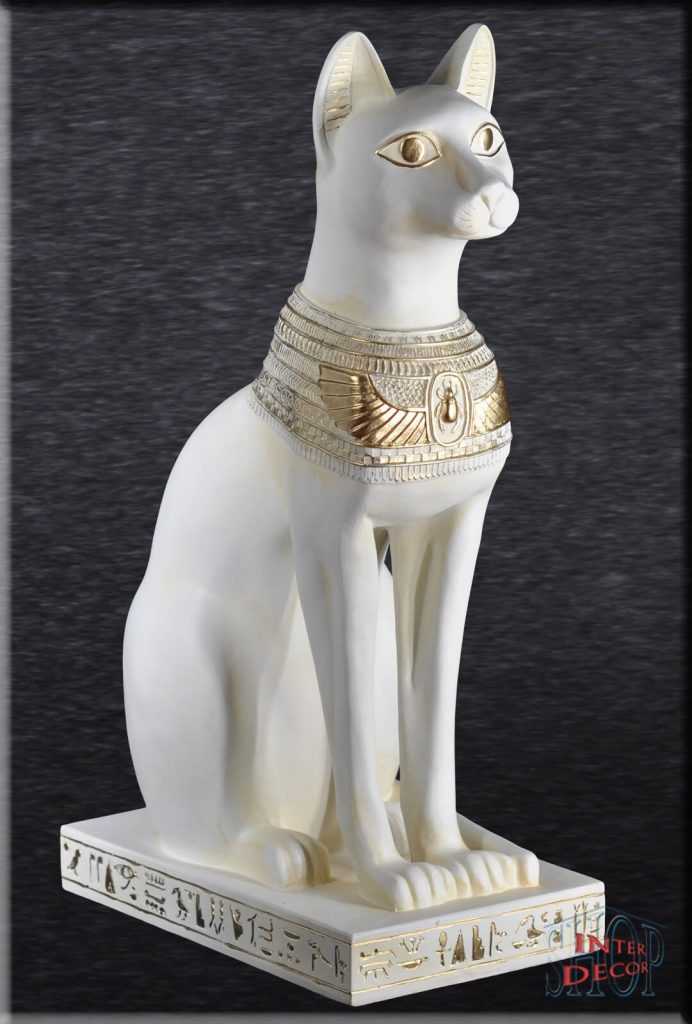 Design Ägyptische Katze Figur Statue Skulptur Figuren Skulpturen Deko Neu P2880 