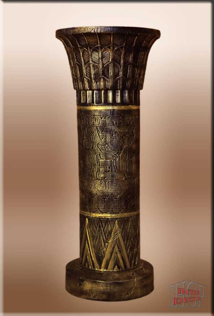 Säule Blumensäule Dekosäule Antik Ägyptische Säulen Podest 1056 G