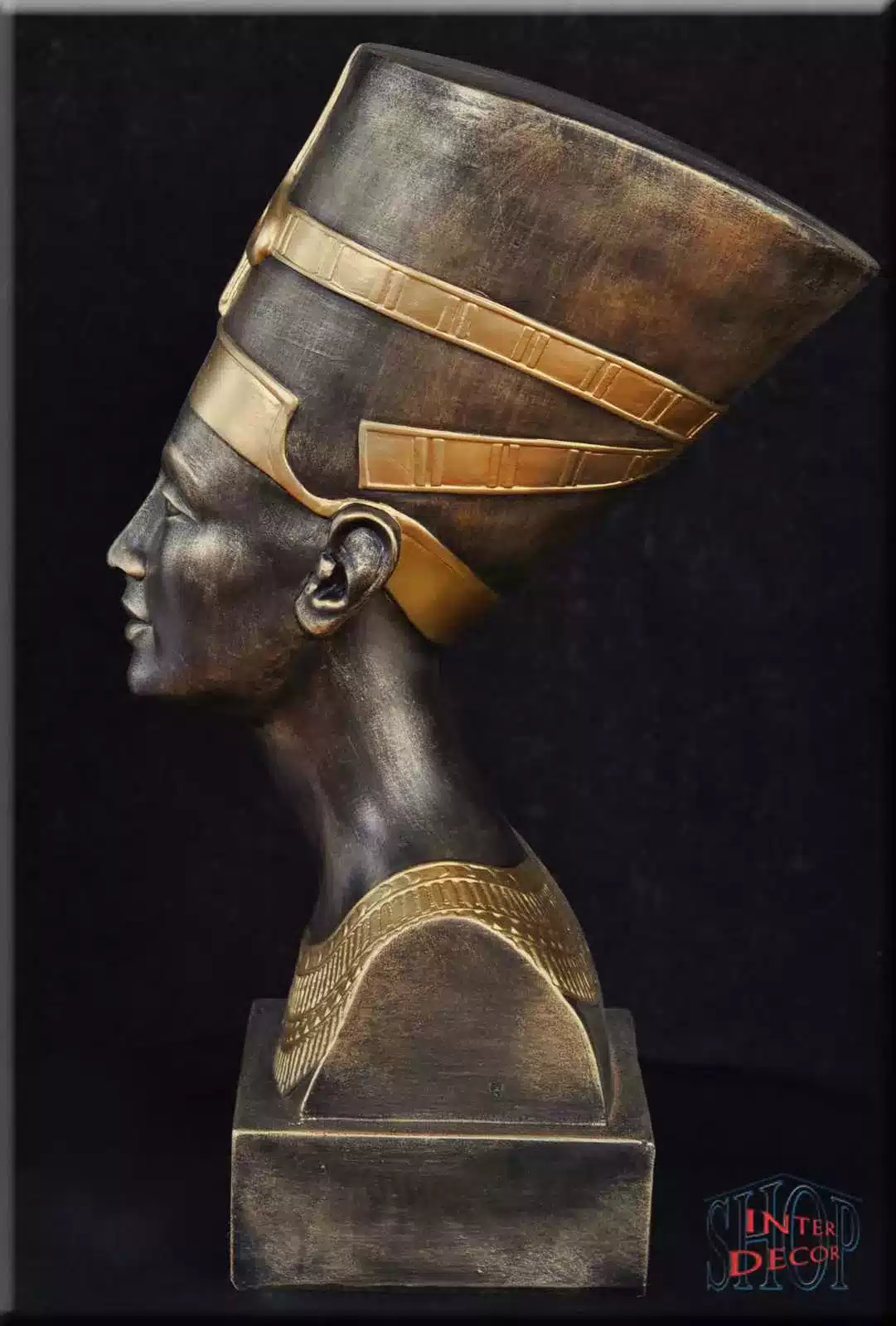 P Büste Dekofigur Figur Nofretete Pharao Antik Ägyptische 2846