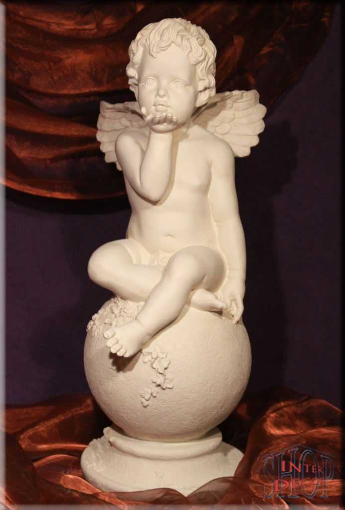 außen 0617-79 Engel XL Liebe Skulptur Figur Putte Amor für innen u 