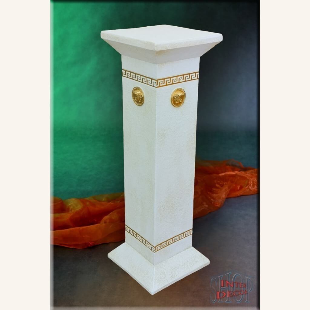 Säule Blumensäule Dekosäule Medusa Mäander Säulen Podest 1033 G
