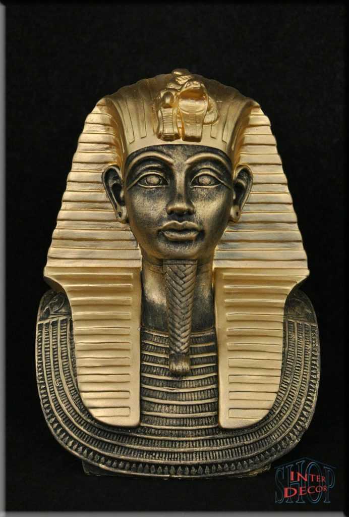 Ägyptischer Pharao Tutanchamun Bronzefarben Bleistiftspitzer