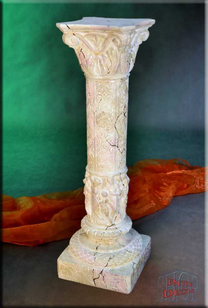 Säule Blumensäule Dekosäule Griechische Säulen Podest Antik 1641 P