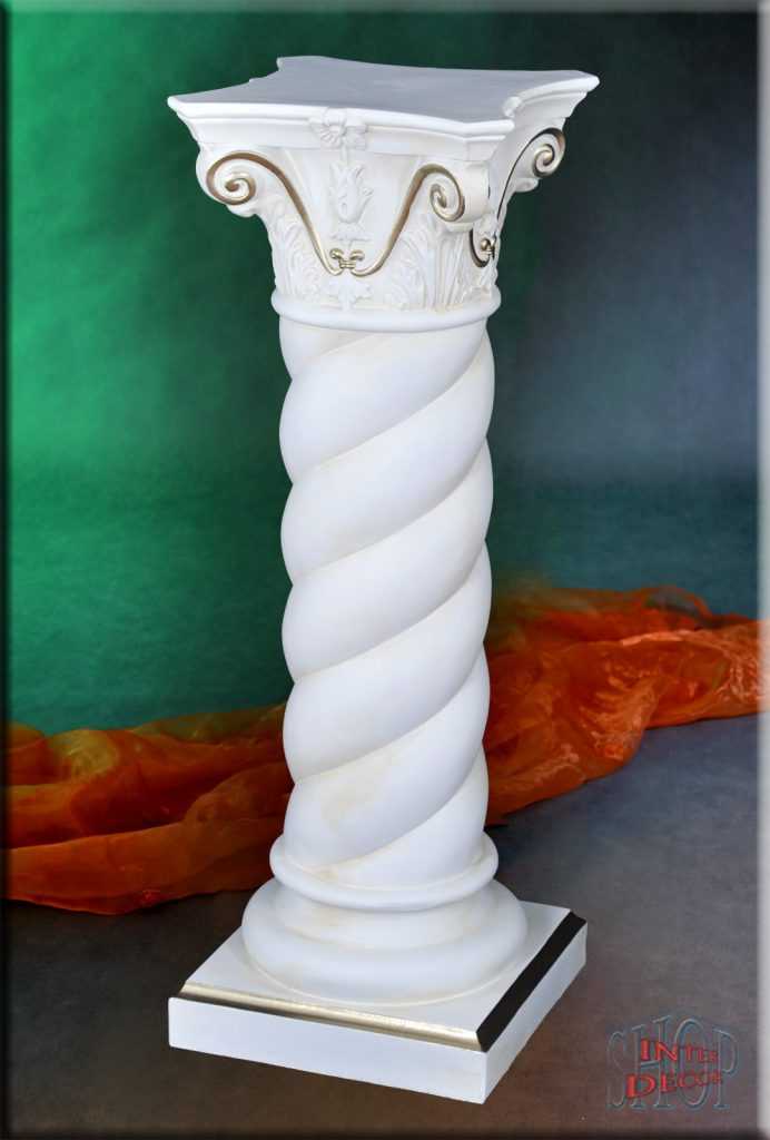JVmoebel Skulptur Griechischer Antik Stil Kolumne Blumen Ständer Dekoration  Deko 1003
