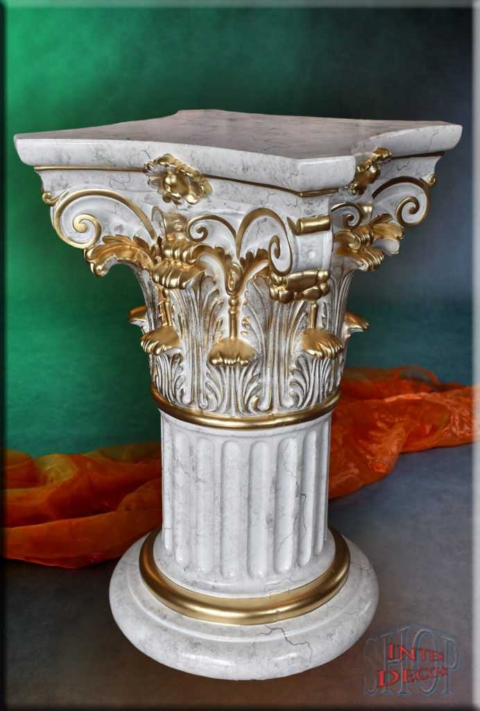 Säule Blumensäule Dekosäule Antik Griechische Säulen Podest 1021 GM