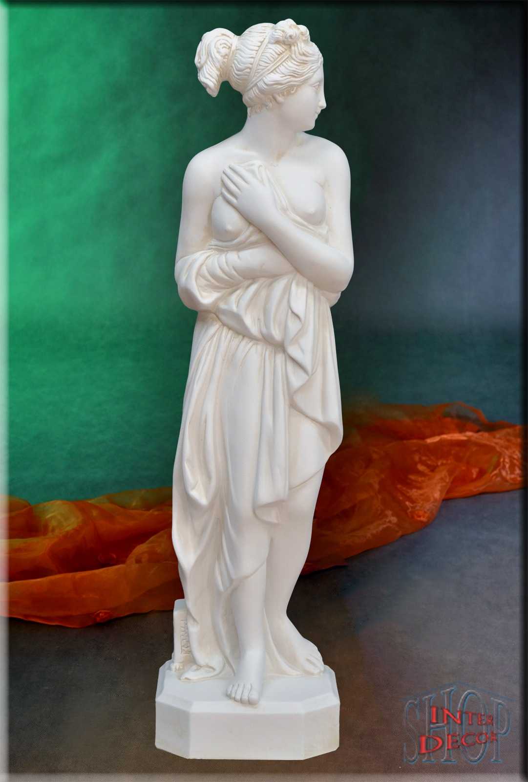 Figur Statue Skulptur Venus Italica Bazzanti von Milo Nice Dekor-Figur Büste Aphrodite Figürchen Antik Griechische Mythologie Römische Ägyptische Französische Dekoration Torso Gott Göttin Götter Engel Amor Garten-Figur Anubis Katze Buddha Säule Podest Tischdekoration Erotik Sexy Frau Mann Edel Dame Akt Körper