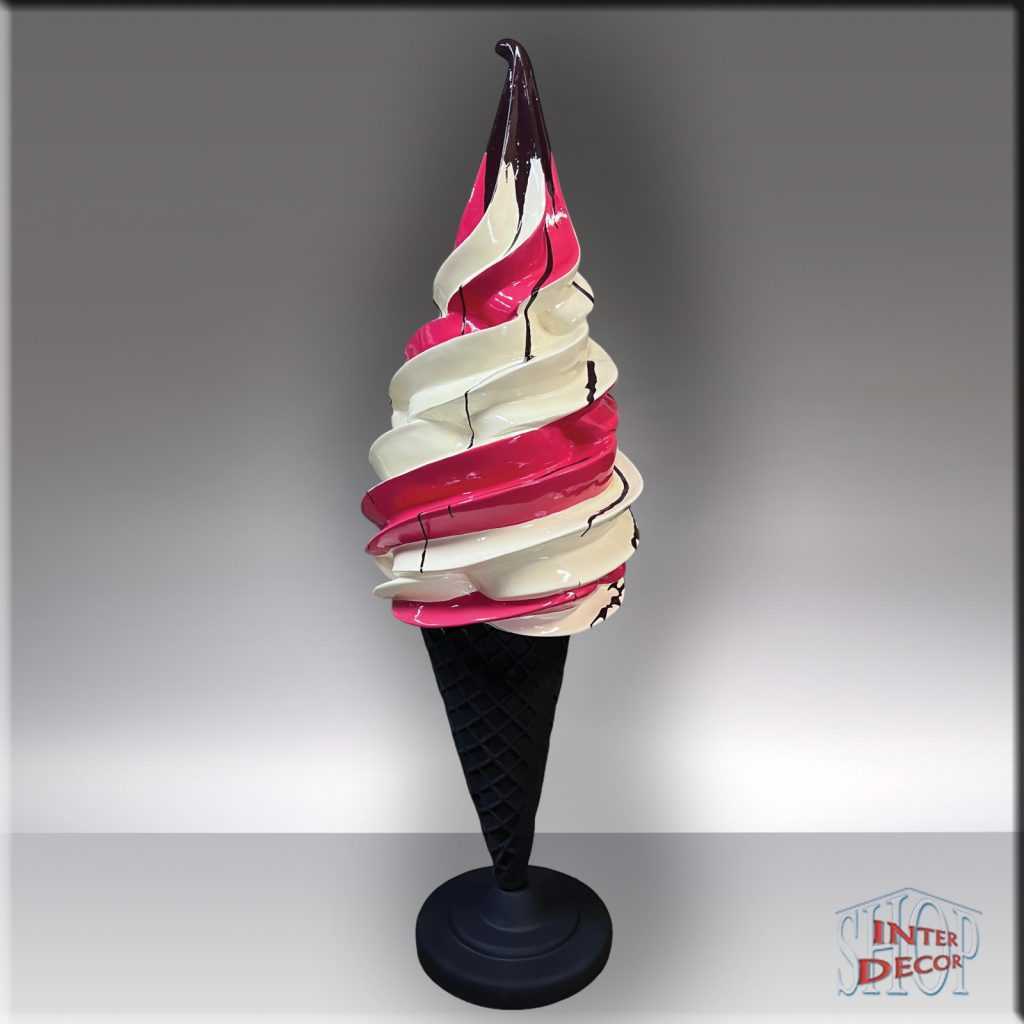 Werbe-Deco-italienische-Eistüte-XXL-Deko-Highlight-aus-Glasfaserkunstharz-Eishörnchen-167-cm-hoch