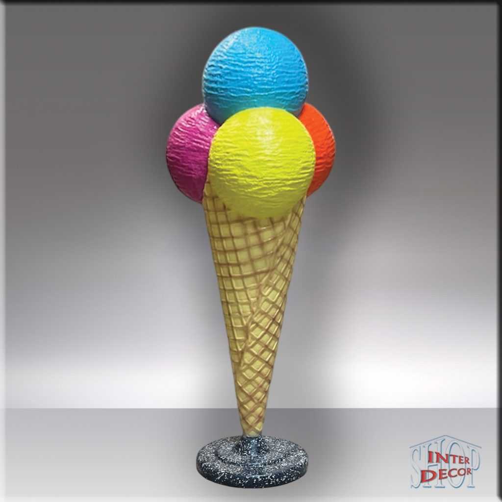 XL-Eiswaffel-Deko-Werbeartikel-Außenbereich-Eistüte