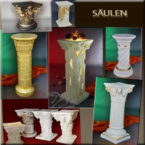 Säulen im Wohnzimmer platzieren mit Stil