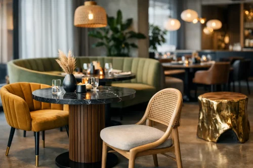 Außergewöhnliche Möbel für Restaurants wählen