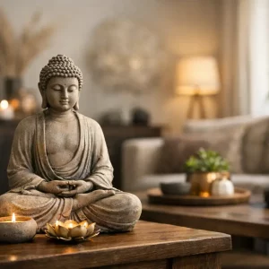 Buddha Dekoration für Wohnräume gestalten