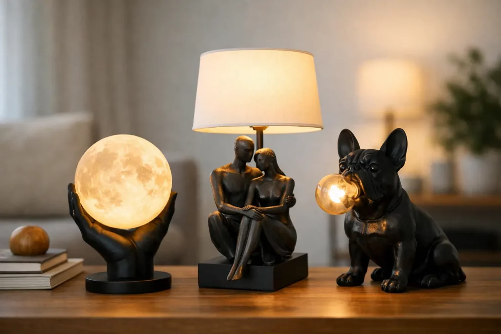 Figurale Tischlampen im Test für Wohnräume