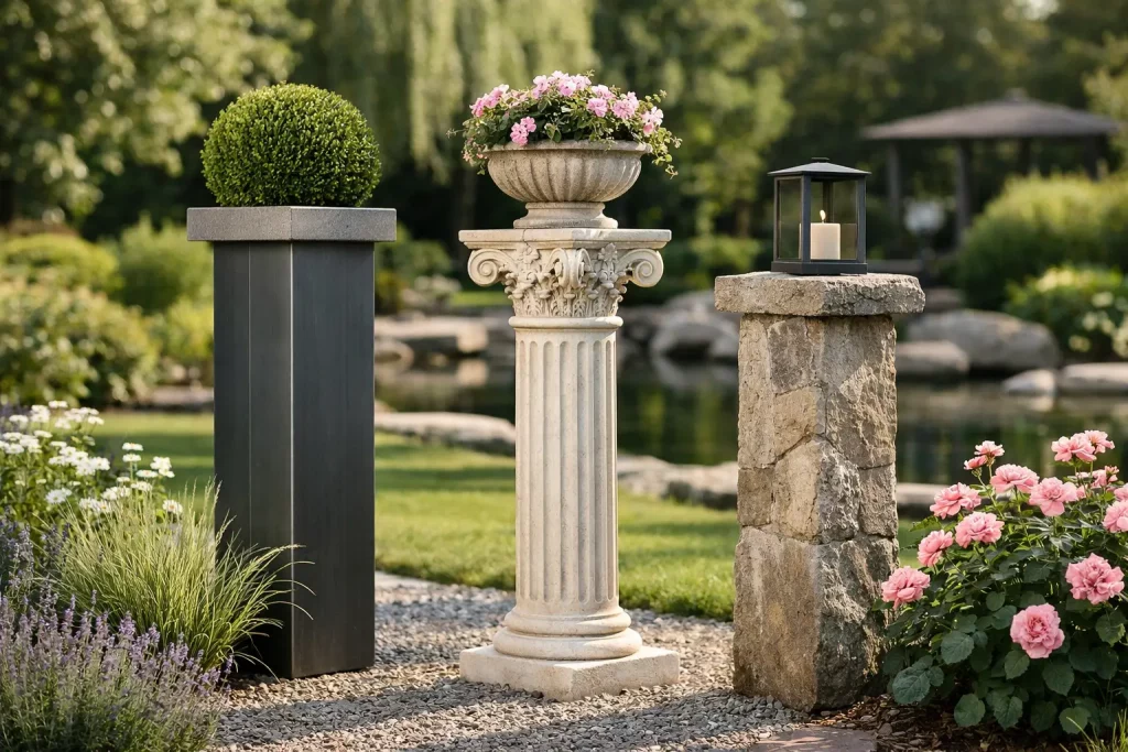 Säulen-Deko für Ihren Garten richtig auswählen