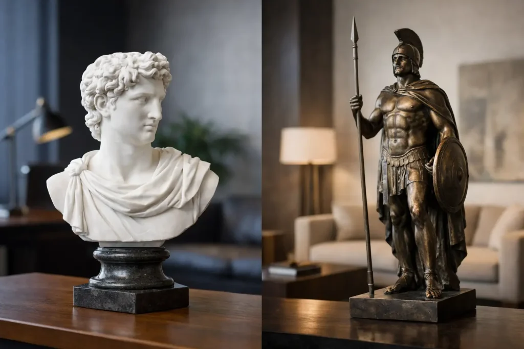 Büste oder Statue wählen für starke Räume