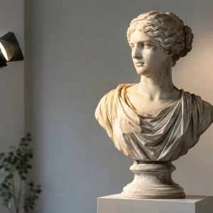 Wie beleuchtet man Skulpturen richtig im Raum?