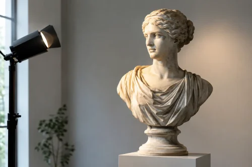 Wie beleuchtet man Skulpturen richtig im Raum?