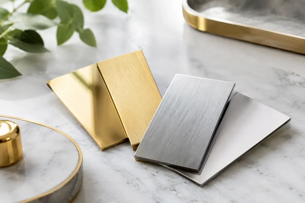 Gold oder Silber Oberflächen richtig wählen
